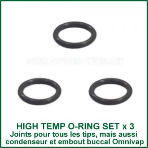 Set de 3 Joints High Temp O-Rings pour Tip DynaVap