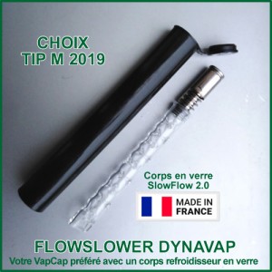 FlowSlower vaporisateur DynaVap avec corps en verre refroidisseur