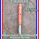 TiWoodArt vaporisateur DynaVap avec stem en bois deluxe BloodWood M2019
