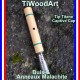 TiWoodArt vaporisateur DynaVap avec stem en bois deluxe avec tip Titane