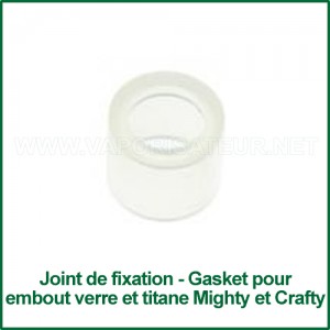 Joint de fixation gasket en silicone pour l'embout en verre ou en titane Mighty et Crafty