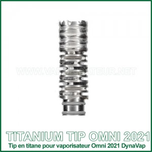 Titanium Tip Omni 2021 - chambre tip en titane DynaVap nouvelle génération