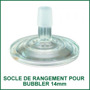 Socle de rangement en verre pour bubbler 14mm 