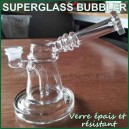 SuperGlass bubbler Filtre refroidisseur de vapeur pour petits vaporisateurs