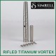 Rifled Titanium Vortex Simrell stem refroidisseur pour DynaVap