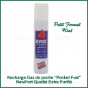 Recharge gaz de poche mini 90ml NewPort ultra purifié qualité extra
