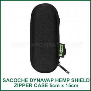 Hemp Shield Zipper Case Dynavap sacoche de transport 5cm x 15cm 
