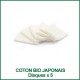 Coton japonais bio pour la vaporisation des extraits concentrés 