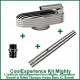 CoolExperience Kit Mighty et Mighty Plus - l'unité INOX, l'adaptateur et Rifled Titanium XL Simrell