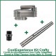 CoolExperience Kit Crafty et Crafty Plus - l'unité INOX, l'adaptateur et Rifled Titanium XL Simrell