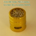 Grinder "Gold Window" pollinisateur 4 pièces 56mm