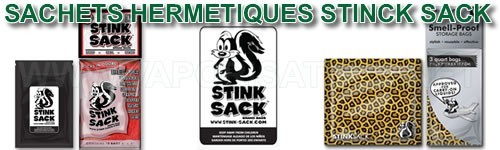 Sachets pour herbe hermétiques Stinck Sack