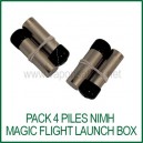 Pack de 4 piles NiMH rechargeables MLFB