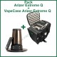 Arizer Extreme Q et VapeCase "Vape + Case"