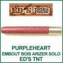 Ed's TNT Tuyau de vaporisation en bois PurpleHeart pour Arizer Solo
