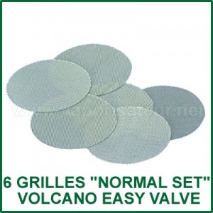 Pack de 6 grilles de rechange standard Volcano Easy Valve