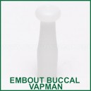 Embout buccal d'inhalation acrylique pour vaporisateur portable Vapman