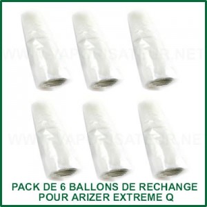 Pack 6 ballons de rechange Arizer Extreme Q - Only ballons