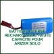 Batterie interne haute capacité optionnelle pour Arizer Solo
