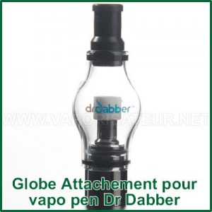 Glass Attachement Globe en verre avec atomiseur Dr Dabber