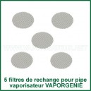 Kit de 5 filtres de rechange en acier pour Vaporgenie
