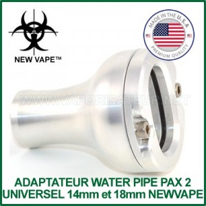 Adaptateur filtre à eau femelle 14mm et 18mm NewVape Pax 2