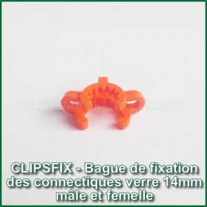 ClipsFix - l'anneau fixateur rodages WP mâle et femelle 14mm-19mm 