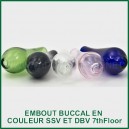 Embout d'inhalation en couleur pour vaporisateur SSV et DBV 7thFloor