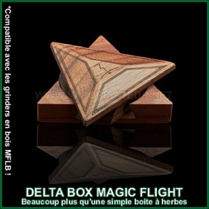 Delta Box MFLB - boite à herbes triangulaire en bois