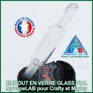 Embout en verre Glass Vial MyVapeLAB Mighty et Crafty