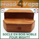 Socle de rangement en bois noble Wood4Vape pour vaporisateur Mighty