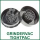 GrinderVac TightPac - grinder-boite 2 en 1 étanche sous vide