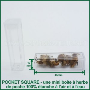 Pocket Square - mini boite â herbes médicinales à vaporiser, petite boite  de poche