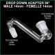 Drop Down Adaptateur - 90 degrés mâle 14mm vers femelle 14mm