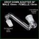 Drop Down Adaptateur - 90 degrés mâle 19mm vers femelle 19mm