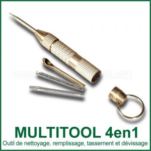 Mini MultiTool 4 en 1 accessoire polyvalent pour vaporisateur