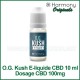 O.G. Kush Harmony 100mg E-liquide CBD avec terpènes Originals 10ml