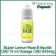 E-liquide cannabidiol et terpènes Super Lemon Haze Harmony 600mg 10ml