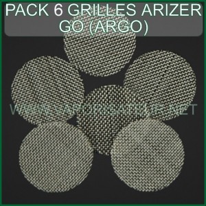 Pack de 6 grilles de filtration Arizer Go Argo