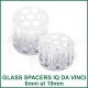 Glass Spacers IQ Da Vinci-réducteurs chambre en verre