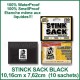 Stinck Sack Black - sachets waterproof smellproof à herbe