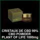 Powder CBD Cristaux - isolat CBD 99% 1000mg Plant of Life 