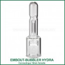 Embout-bubbler Hydra en verre pour vaporisateur