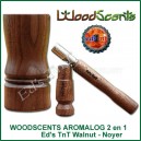 Vaporisateur log 2 en 1 WoodScents AromaLog Walnut