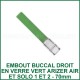 Embout buccal en couleur vert court pour Arizer Air et Solo 1 et 2