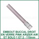 Embout buccal rose Arizer Air et Solo 1 et 2