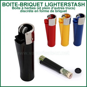 Boite-Briquet LighterStash pour herbes à vaporiser