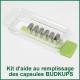 Set d'aide au remplissage des capsules BudKups pour Pax 2 et Pax 3 Packing System