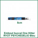 Embout de vaporisation One Hitter RYOT 5cm bleu