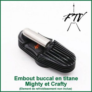 Embout buccal en titane Mighty et Crafty